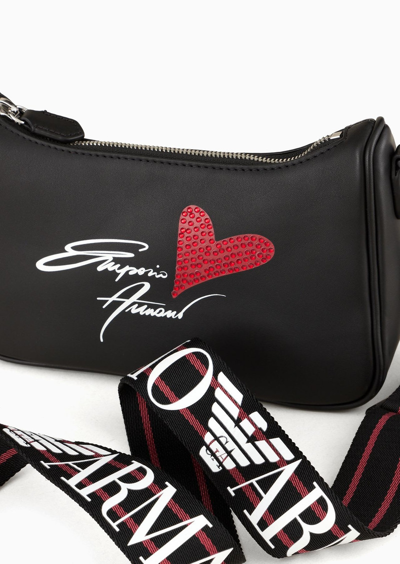 Shoulder bag with Valentine’s Day logo 5