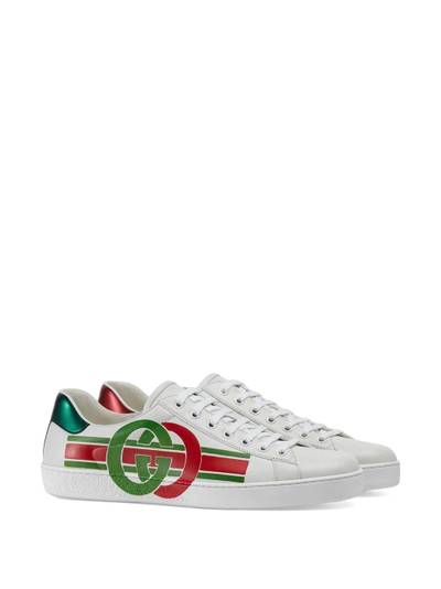 GUCCI GG print Ace sneakers outlook