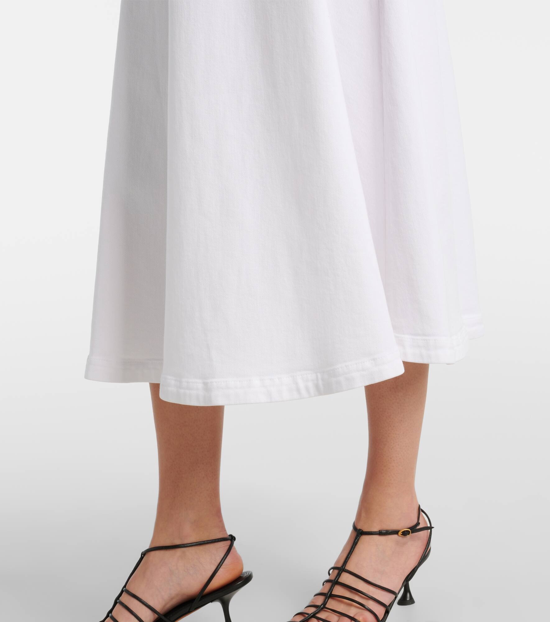 Varda cotton-blend midi skirt - 5