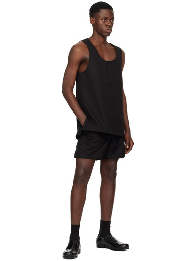 We11done Black Puff Shorts outlook