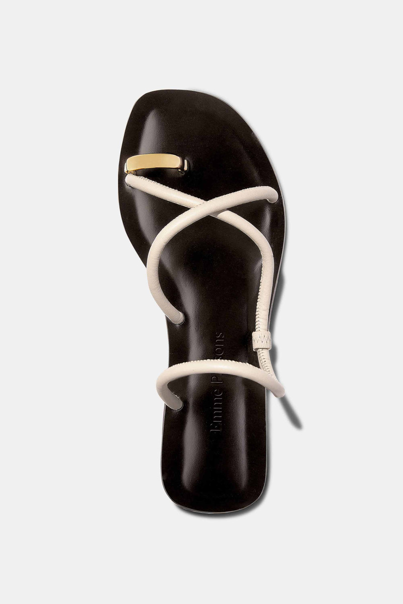 Emme Parsons LAURIE IN IVORY NAPPA outlook