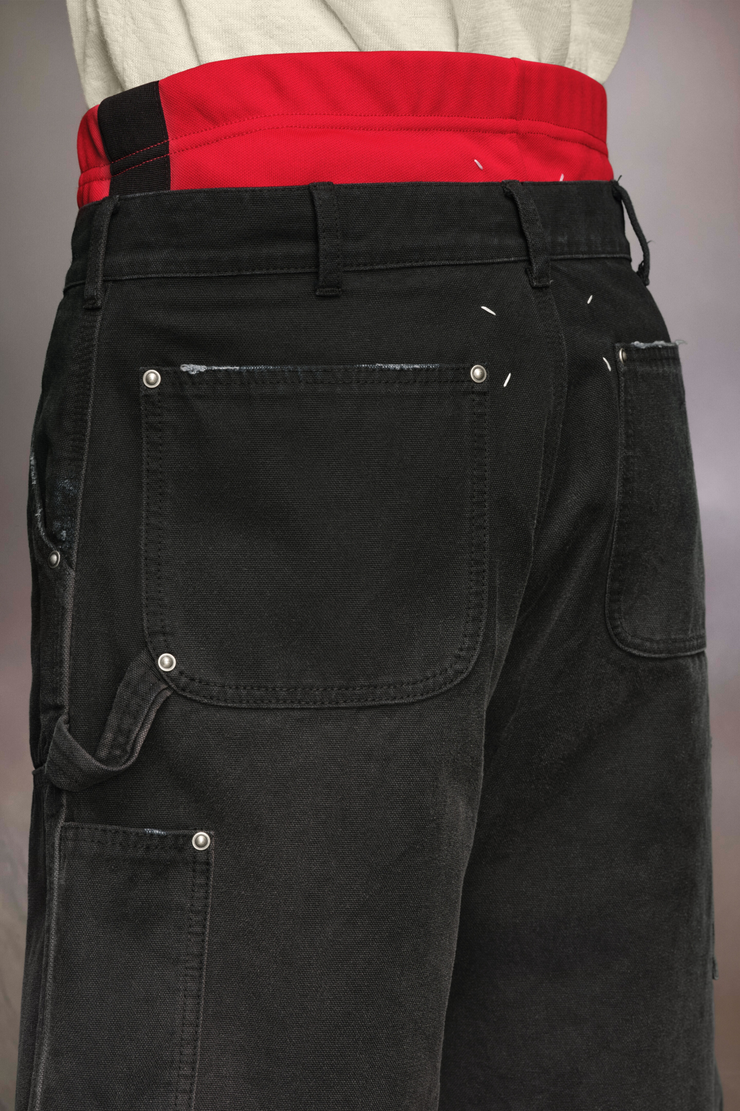 Stud denim shorts - 6