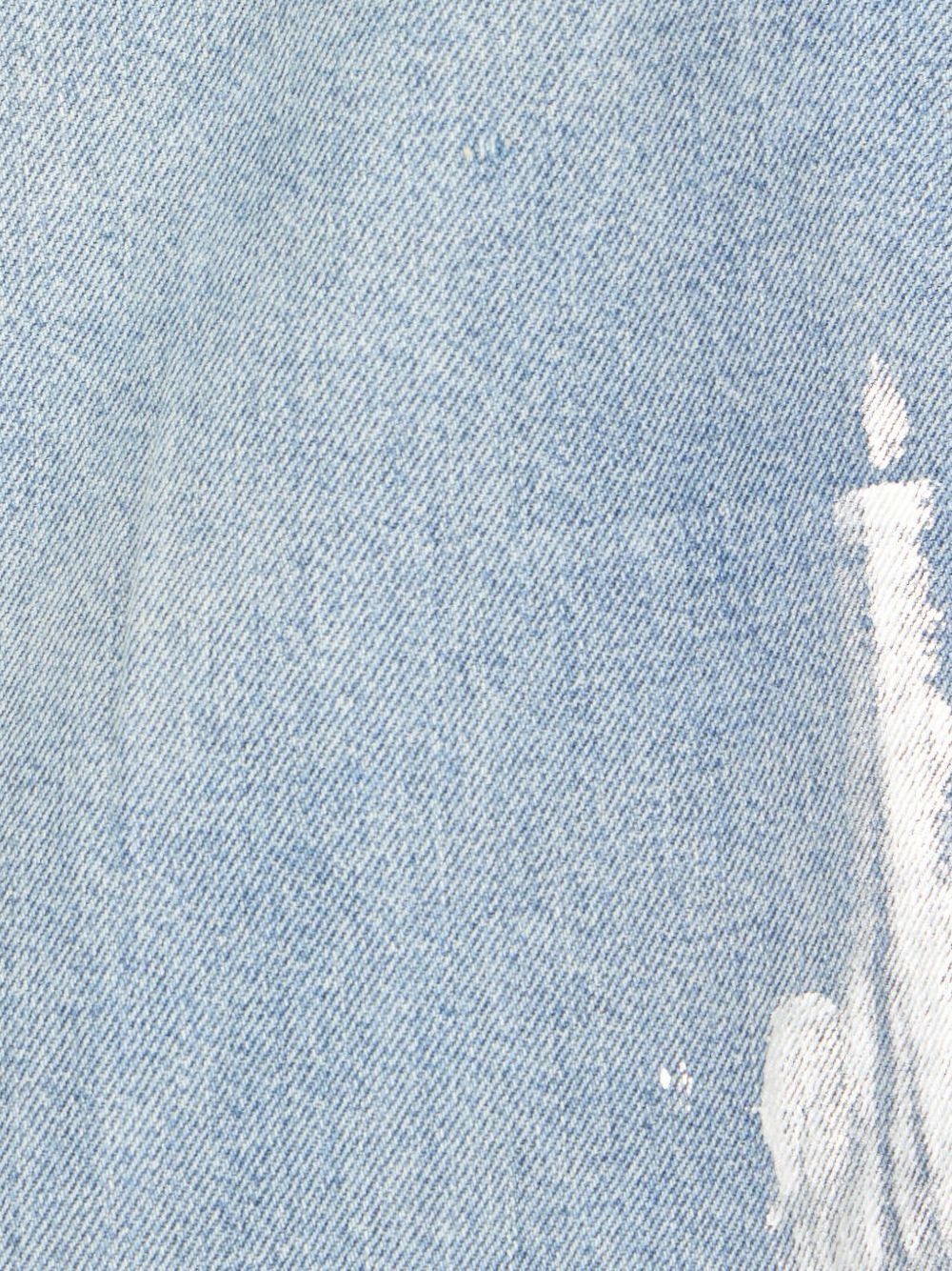 distressed denim jacket - 4