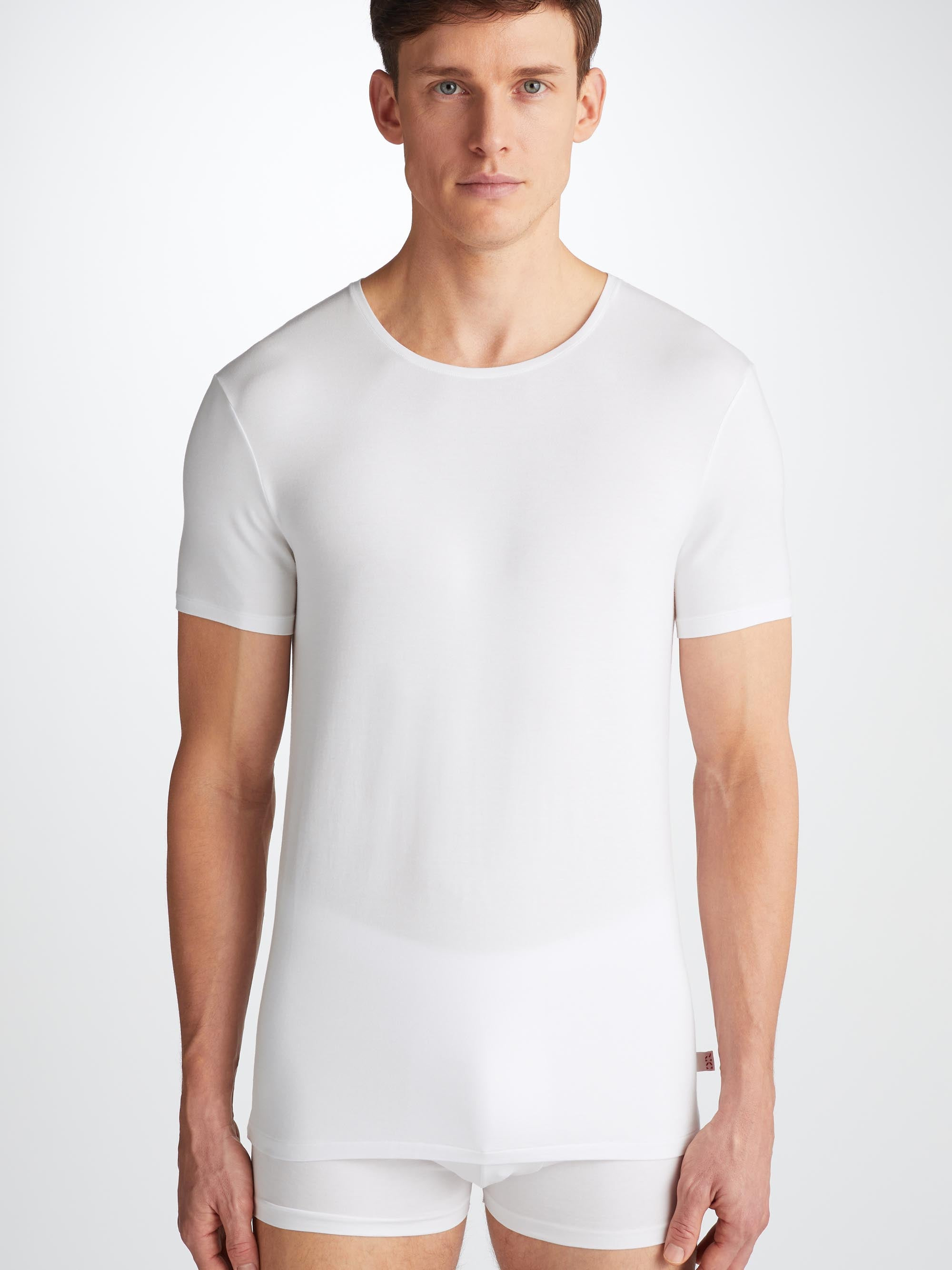 Men's Underwear T-Shirt Alex Micro Modal Stretch White - 7