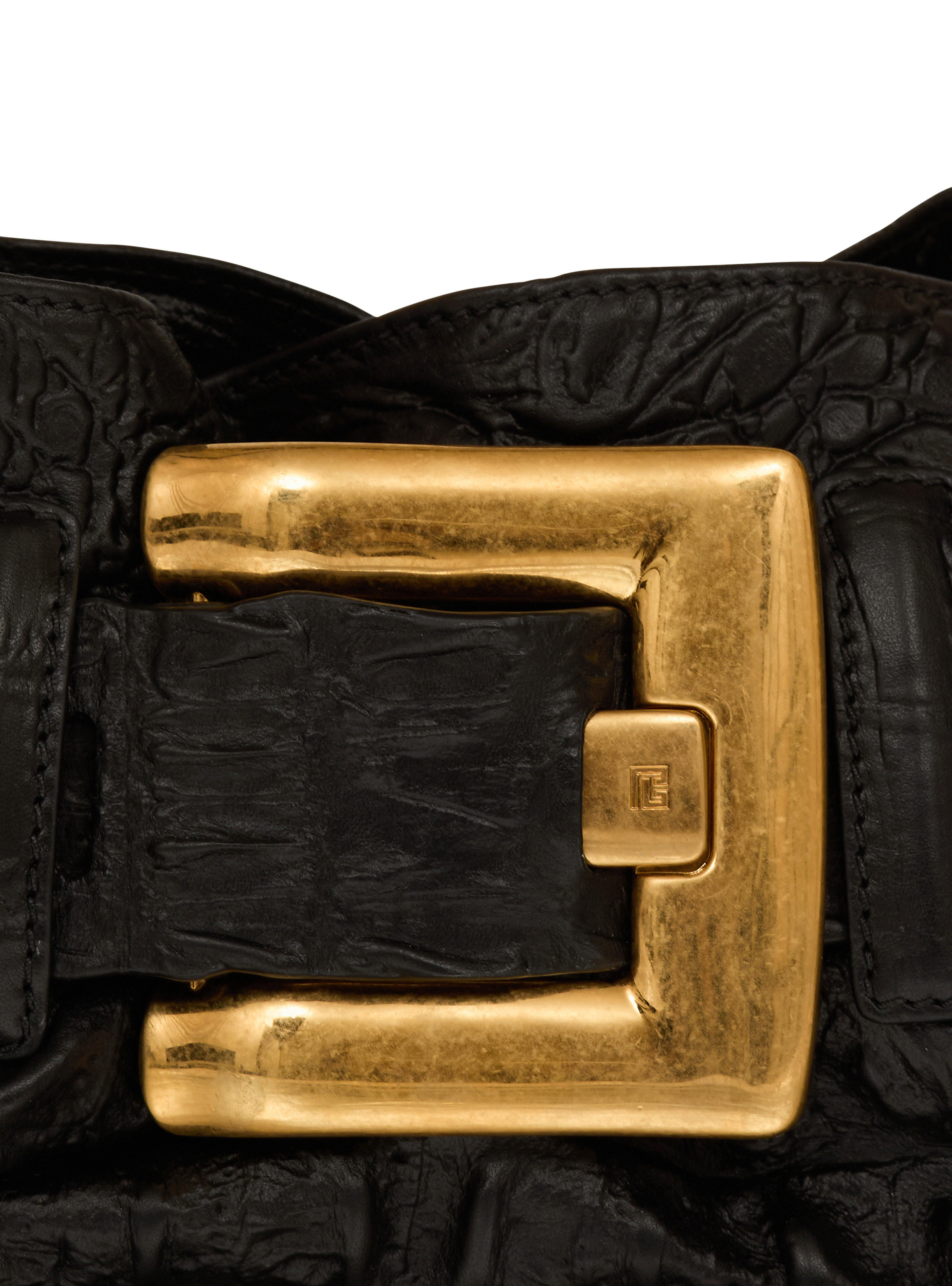Mini Anthem bag in embossed crocodile-print calfskin - 7