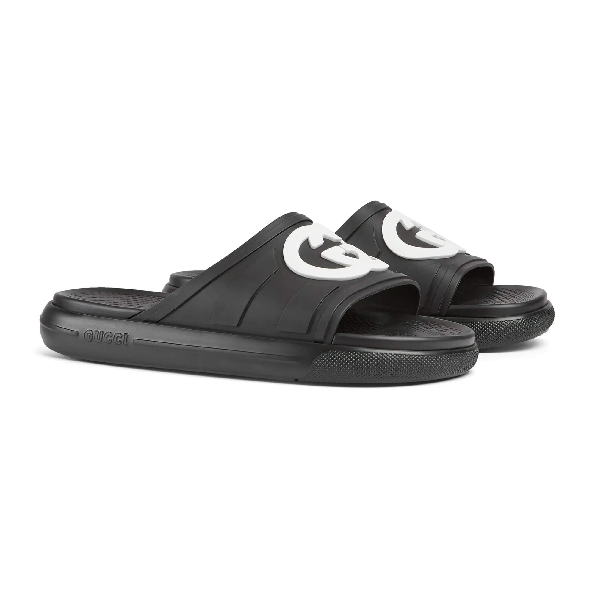 Gucci Interlocking G Slide Sandals - 1