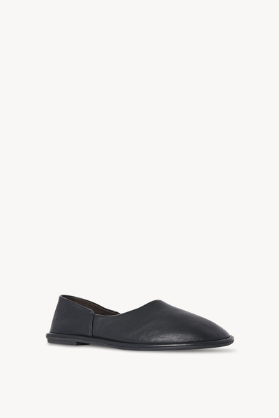 The Row Canal Slip On in Leather outlook