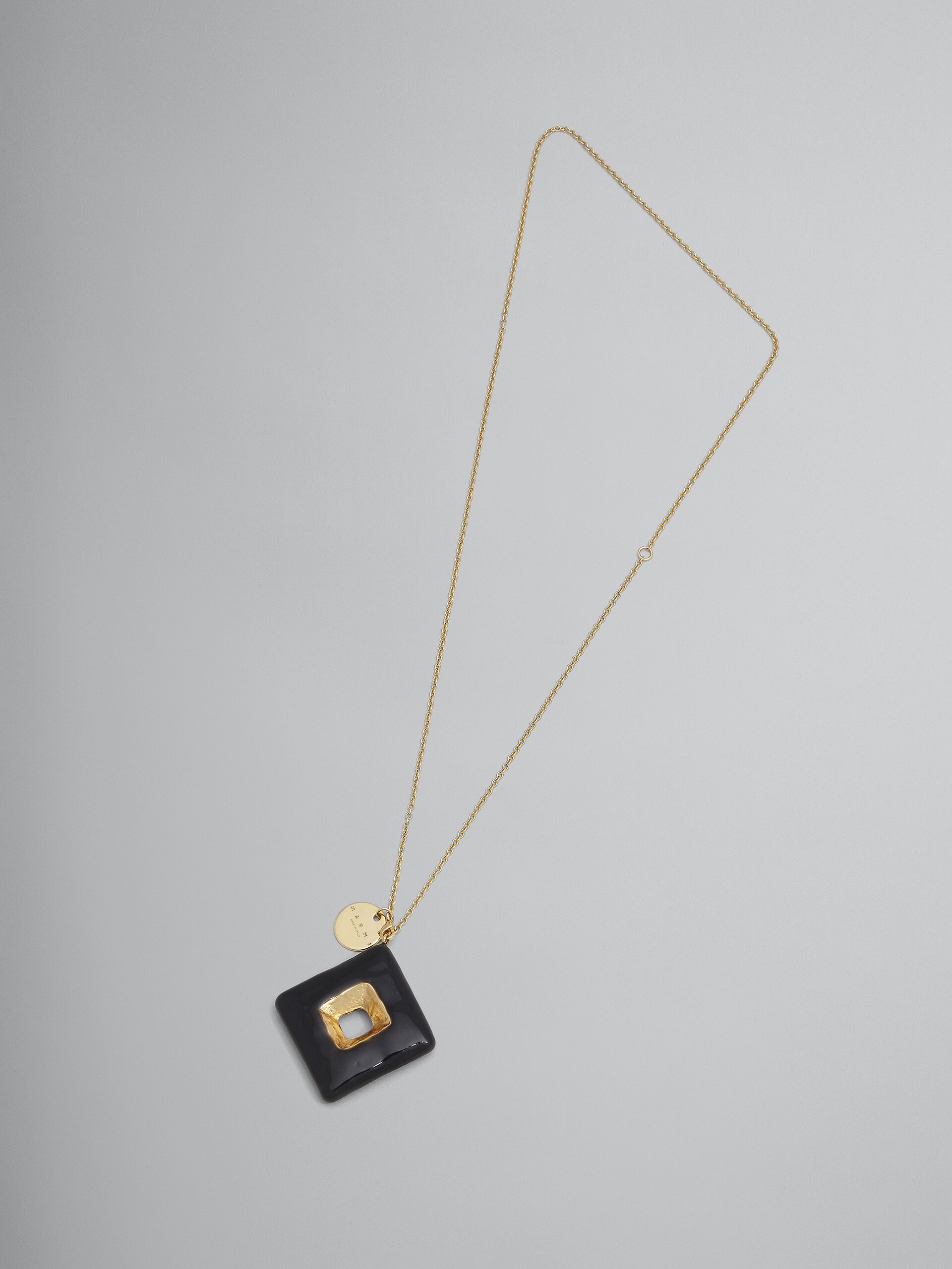 TRAPEZE BLACK NECKLACE - 1