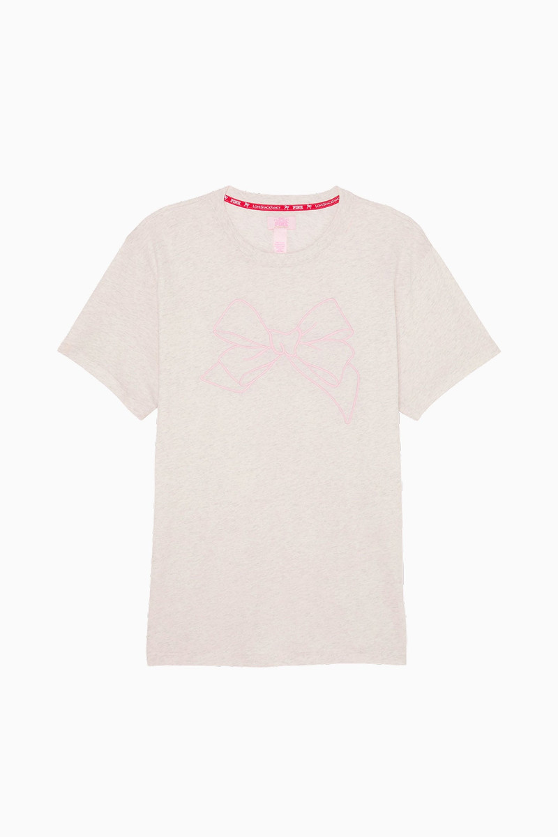 PINK x LoveShackFancy Campus Cotton Tee 1