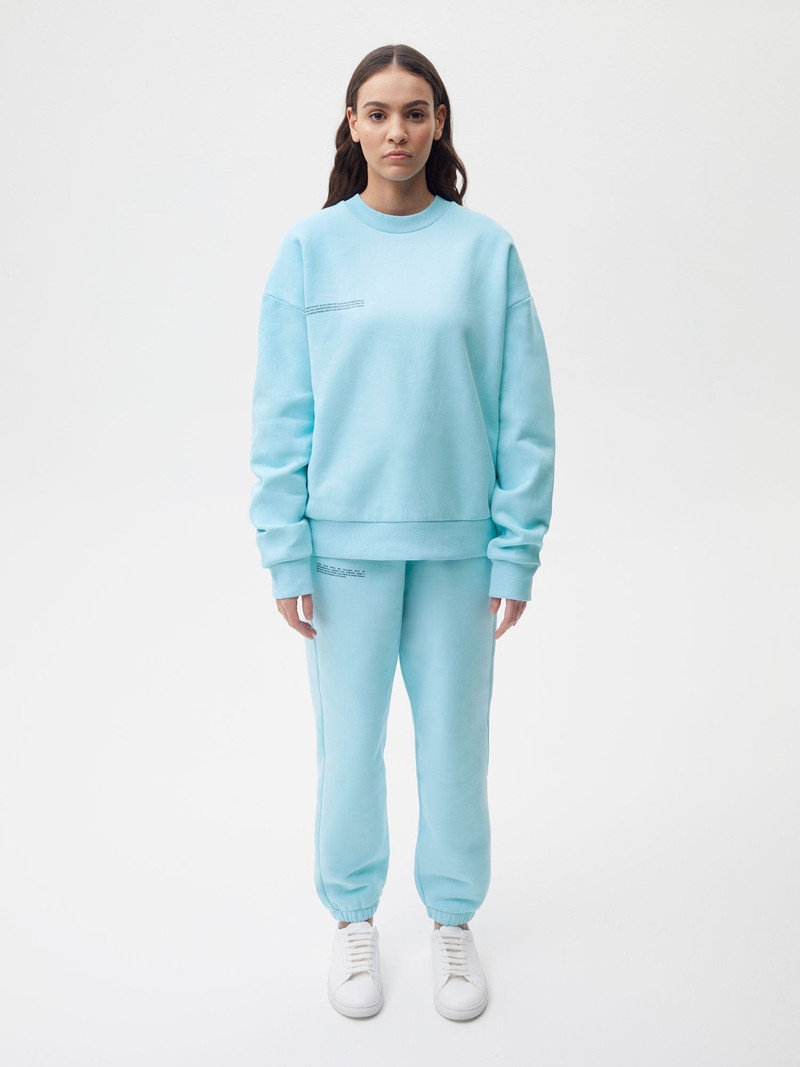 PANGAIA Womens 365 Heavyweight Sweatshirt - Celestial Blue outlook