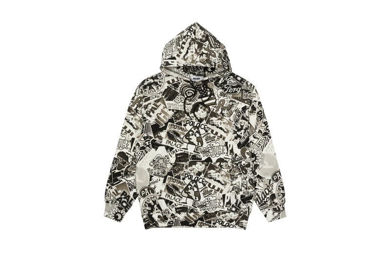 STICKER PACK HOOD BLACK / 화이트 - 1