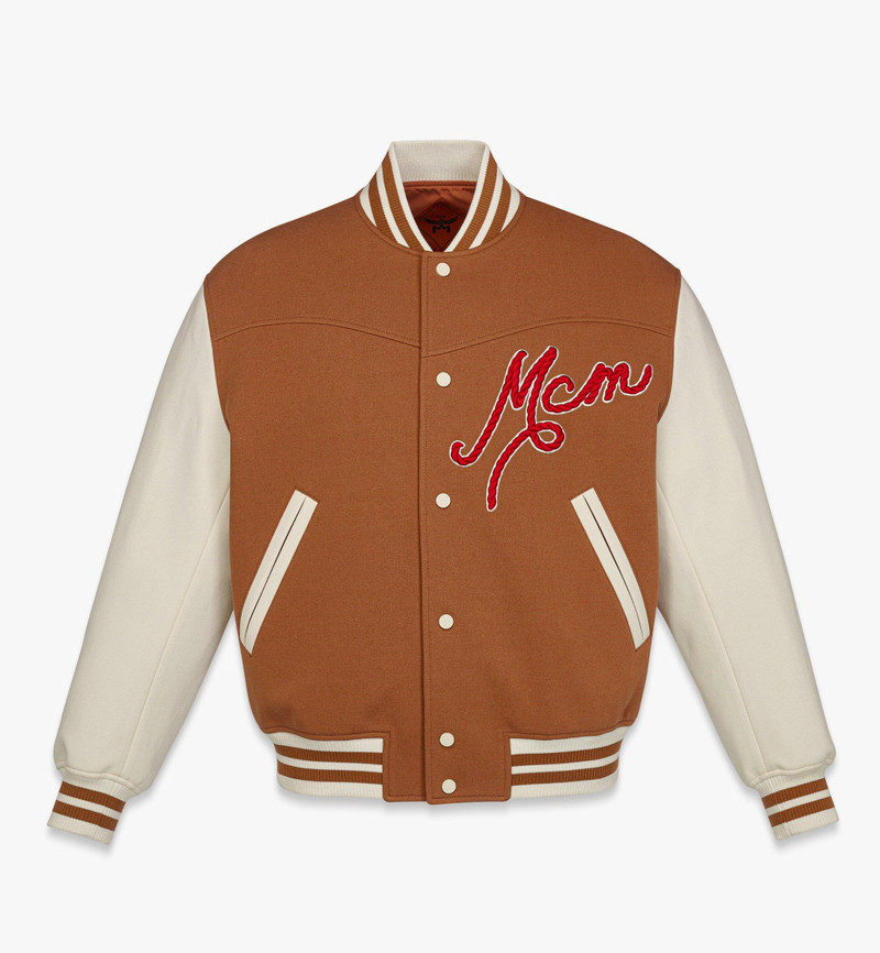 Logo Embroidered Varsity Jacket 1