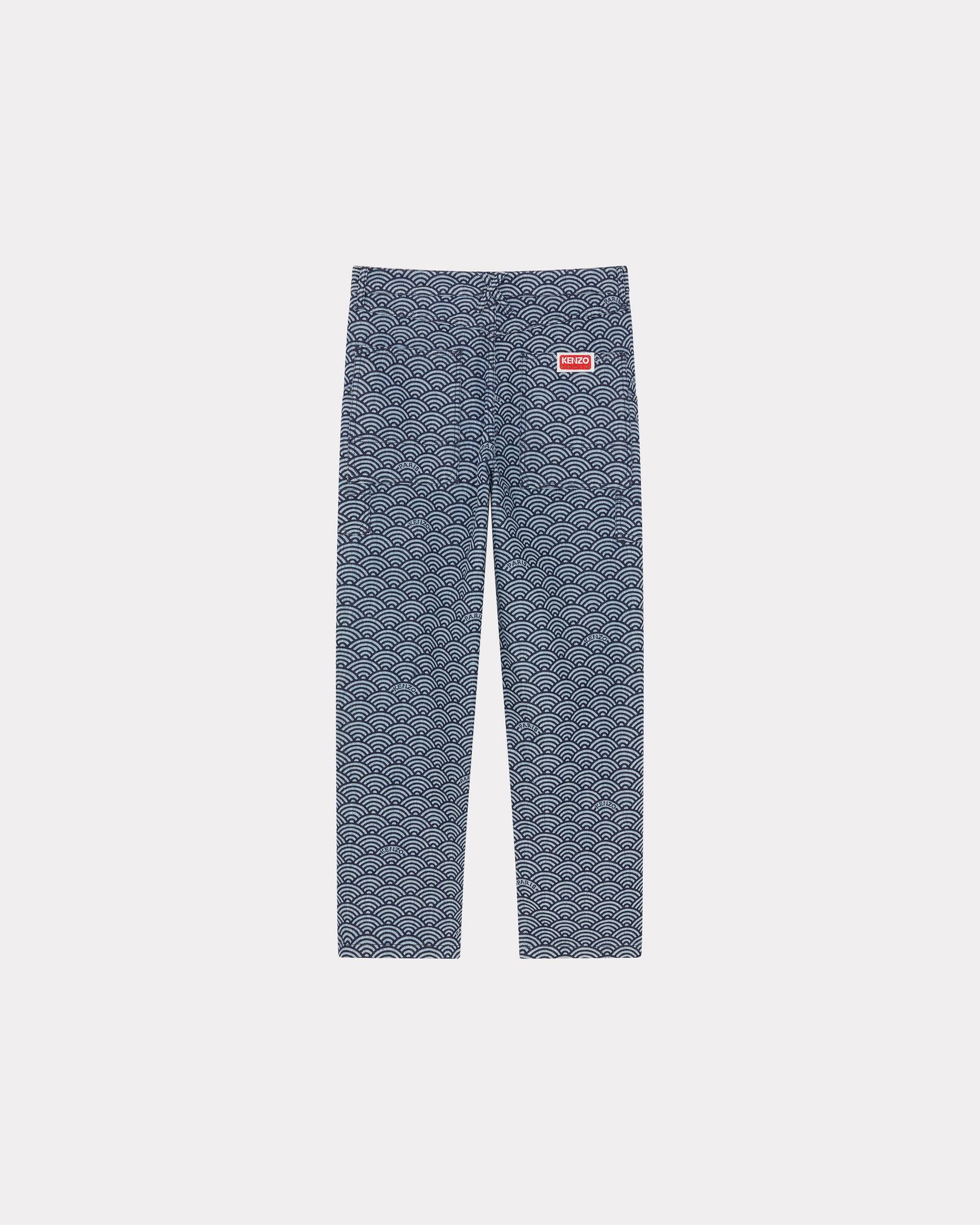 'KENZO Seigaiha' Monkey combat jeans - 2