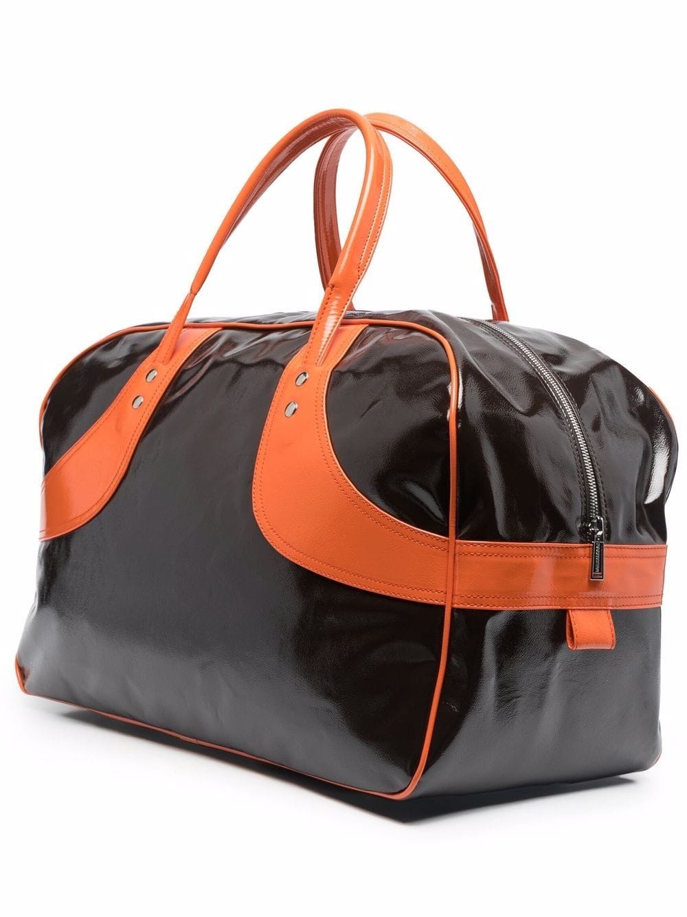 logo-print zip-up holdall - 3