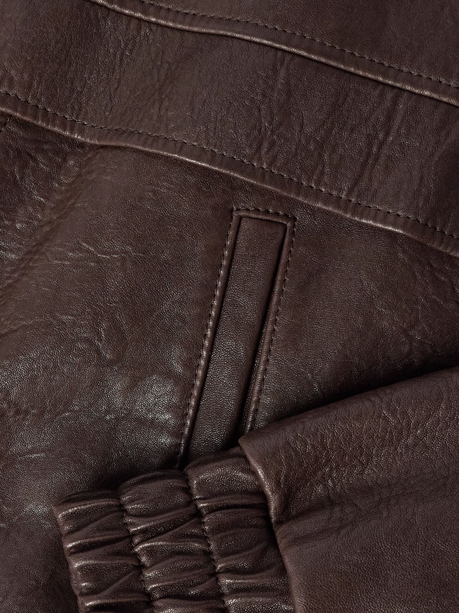 Leather Jacket Brown - 5