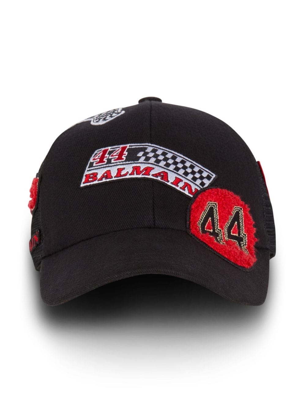 logo-appliquÃ© racing cotton cap - 2