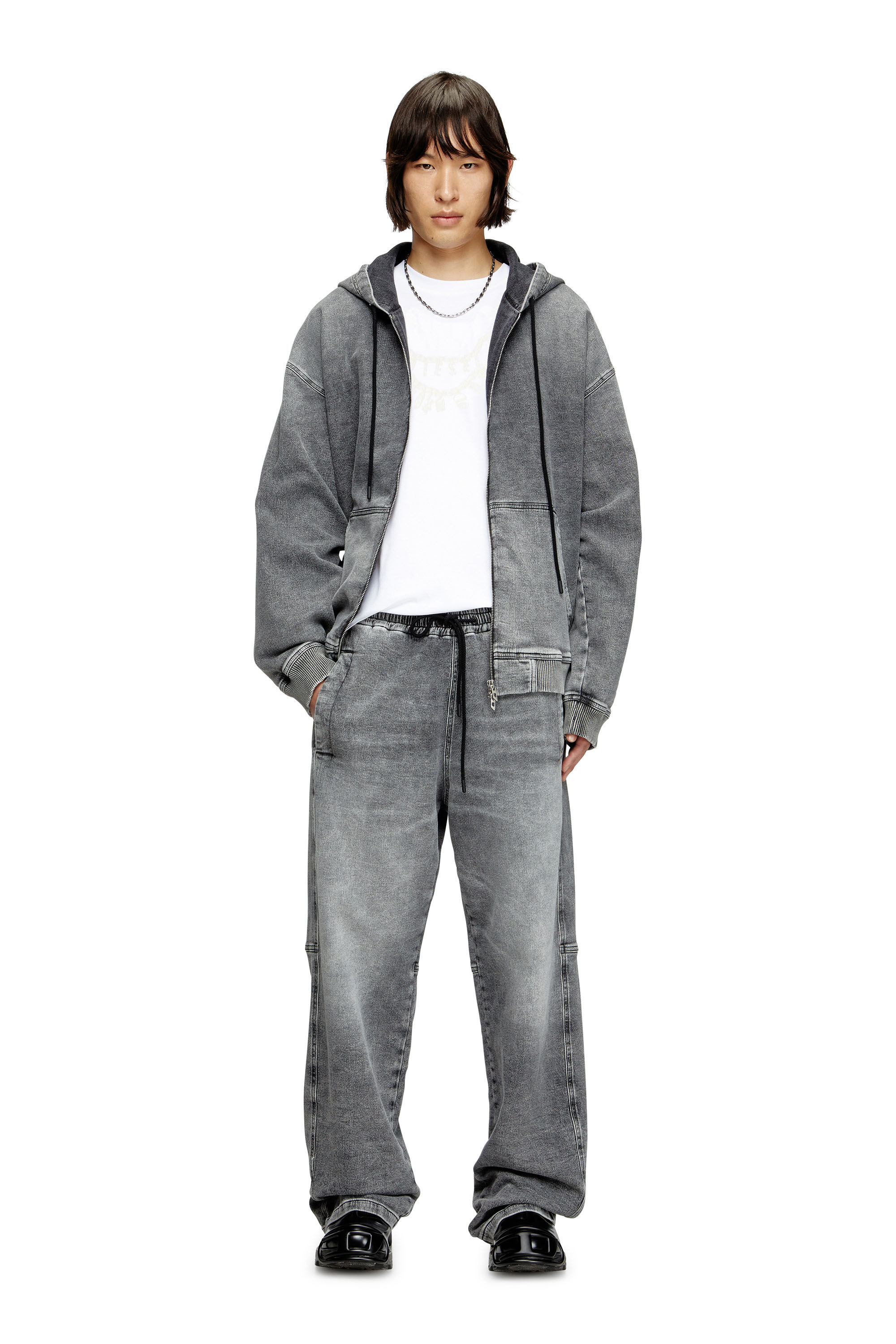 RELAXED D-MARTYANS TRACK DENIM 0BEBR - 2