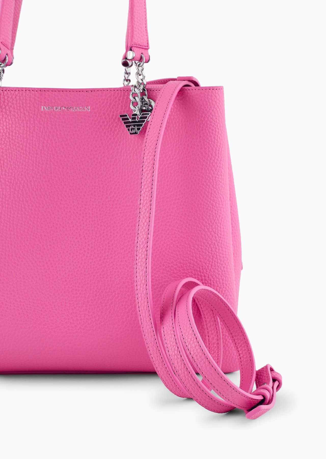 Palmellato leather-effect shopper bag with eagle charm - 5