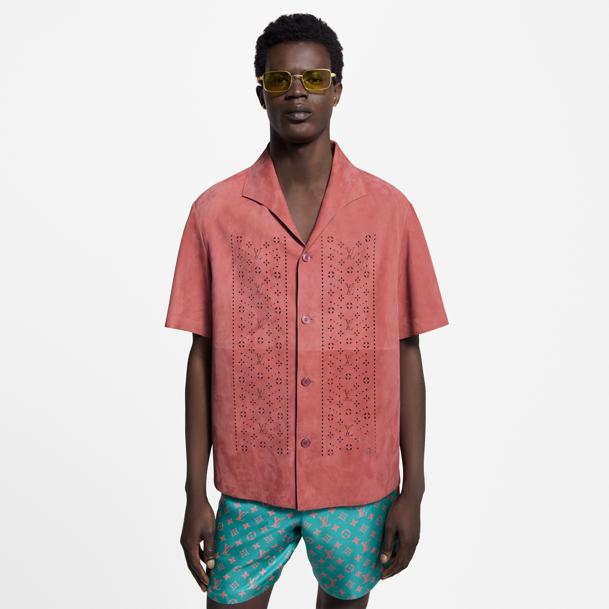 Perforated Leather Shirt - 2