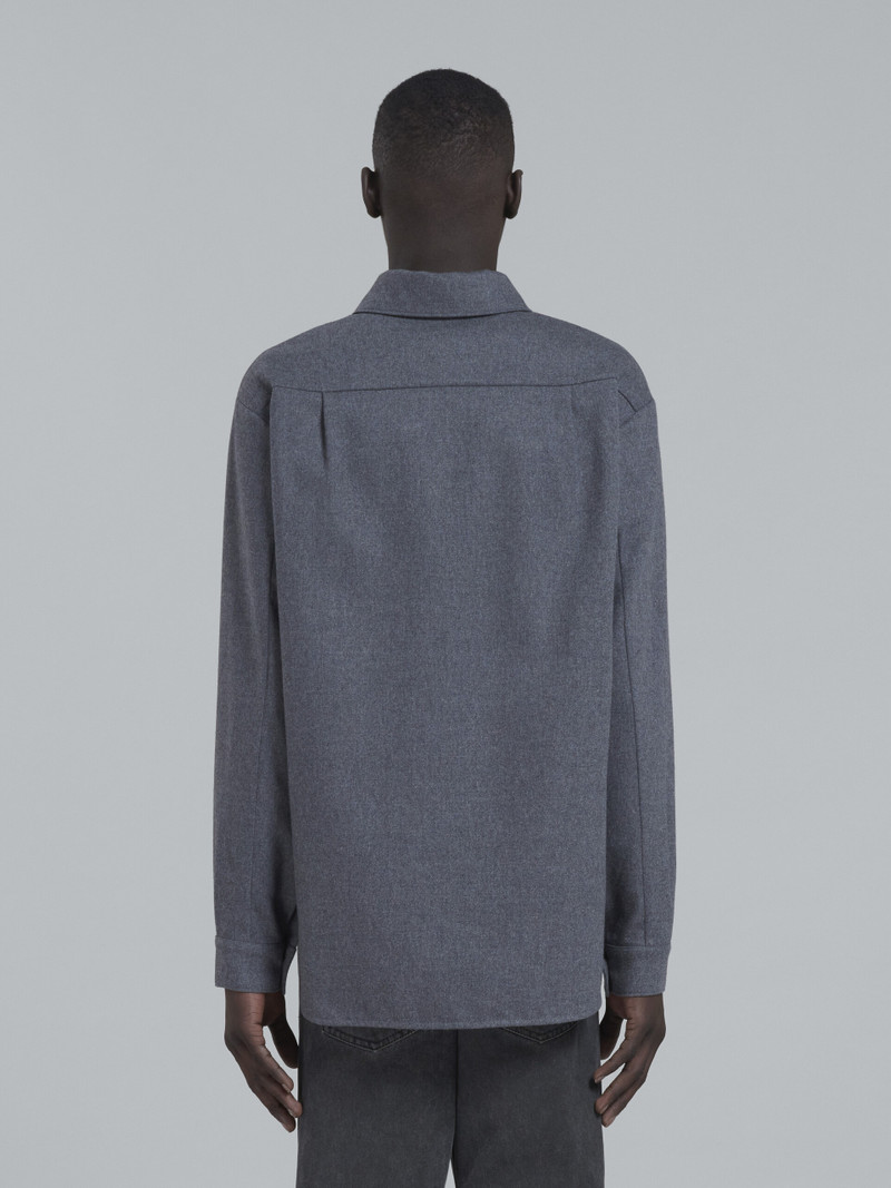 GREY RELAXED-FIT SHIRT 3