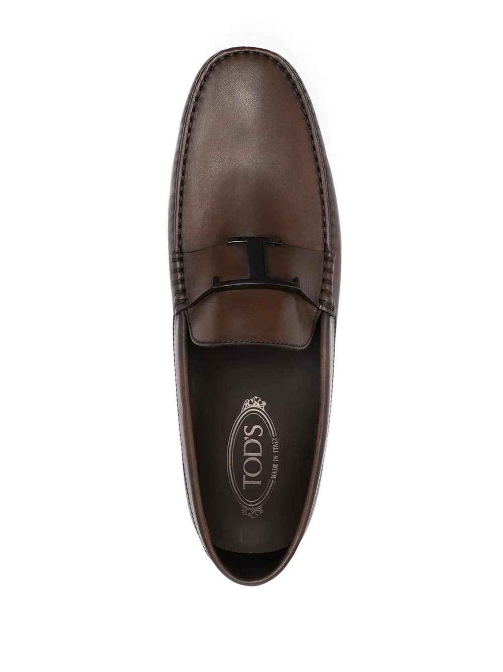 polished classic loafers - 4