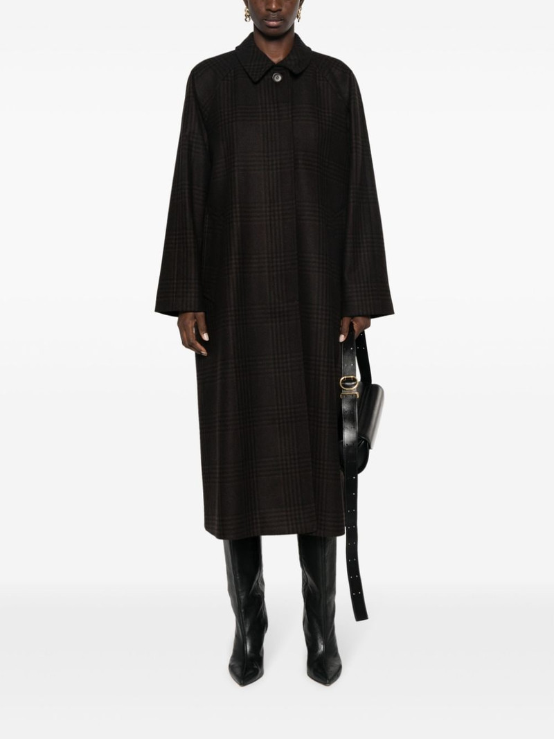 SKALL Mary check-print coat outlook