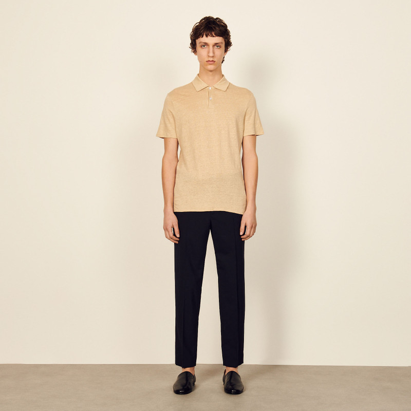Linen polo shirt 7