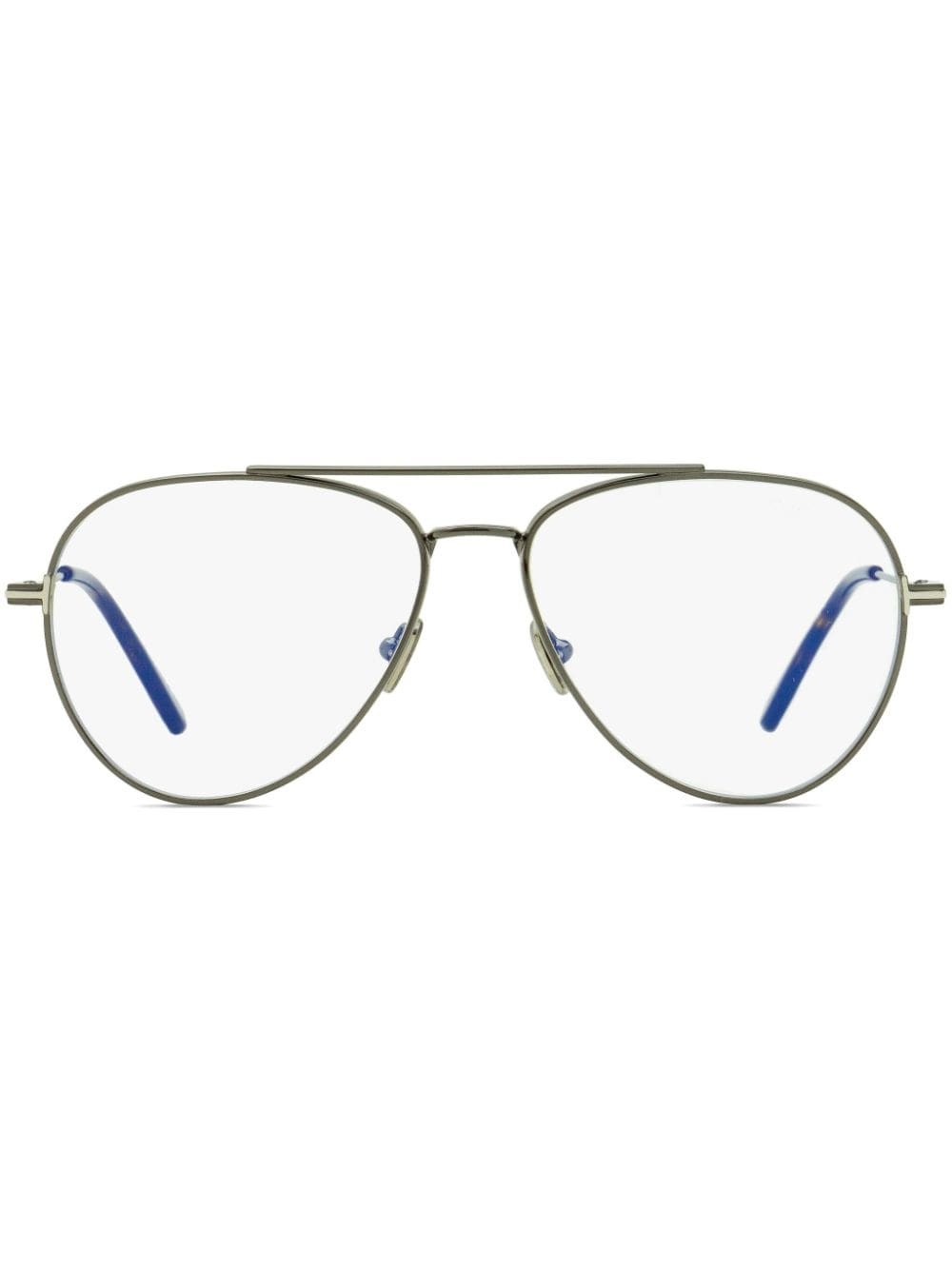 Blue Block pilot-frame glasses - 1