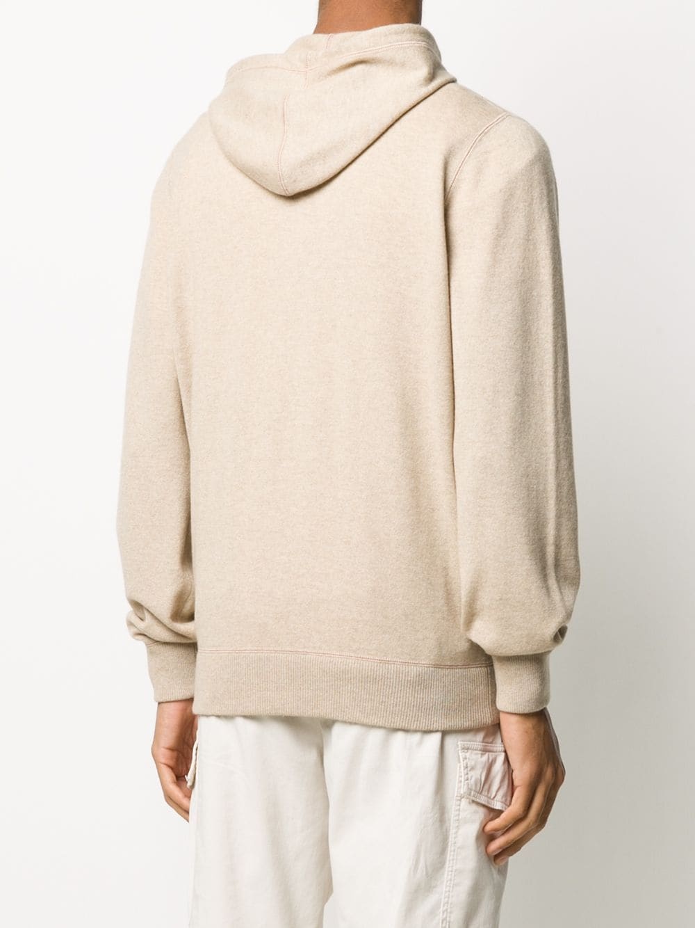 cashmere zip-up hoodie - 4