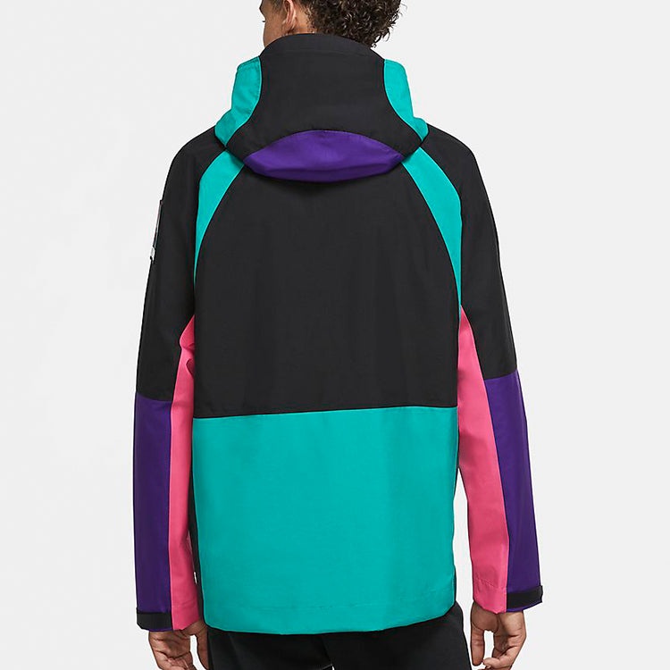 Air Jordan Splicing hooded casual Jacket CT3338-010 - 4