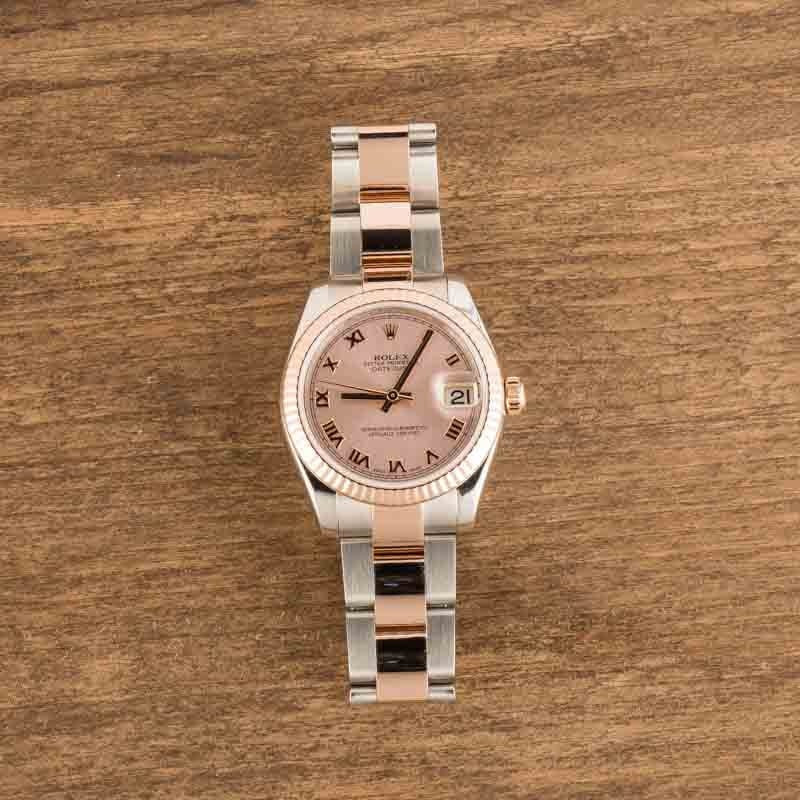 Lady Rolex Datejust 31 Ref 178271 Steel & Everose Gold - 5