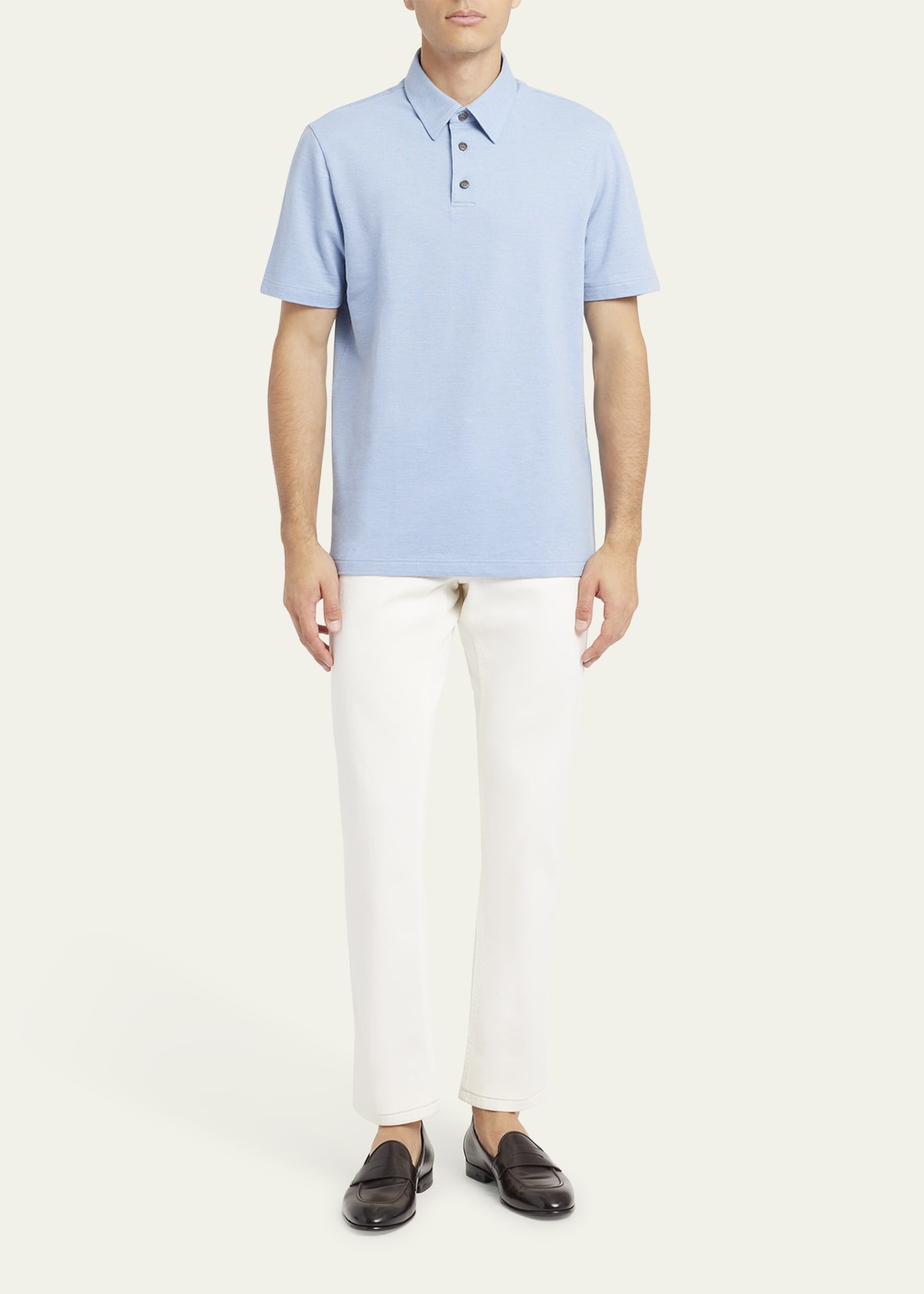 Men's Jersey Pique Polo Shirt - 2