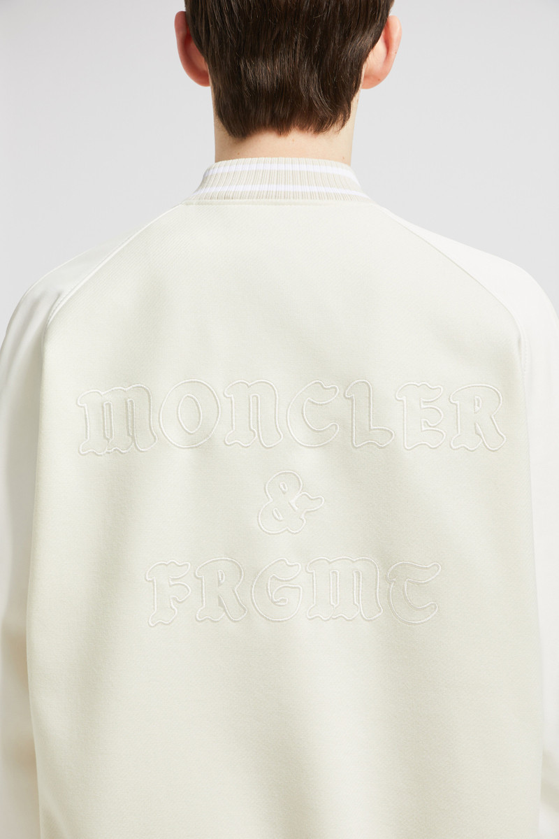 Moncler x FRGMT Loki Wool & Leather Varsity Jacket 6