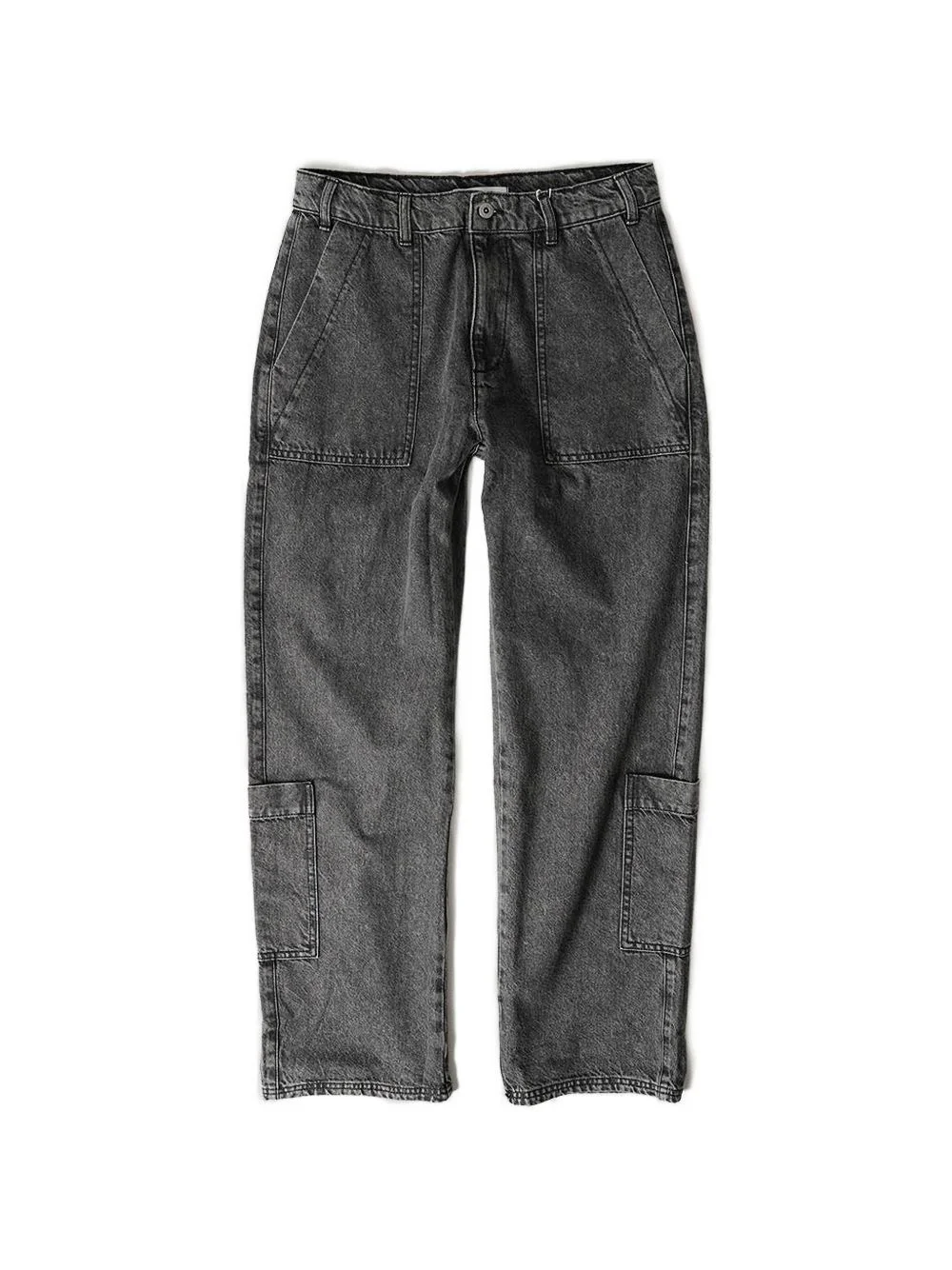 relaxed-fit pocket jeans - 1