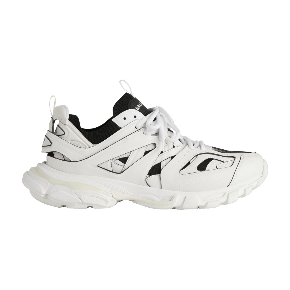 Balenciaga Track Sock Sneaker 'White Black' - 1