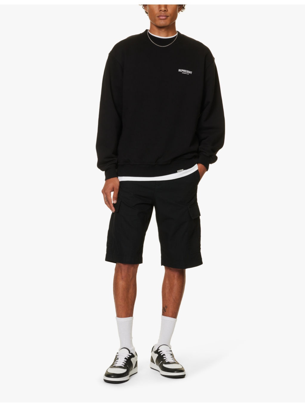 Owners' Club graphic-print relaxed-fit cotton-jersey sweatshirt - 2