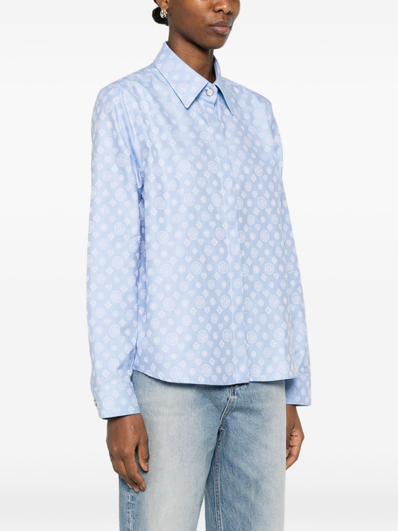 monogram-patterned shirt 3