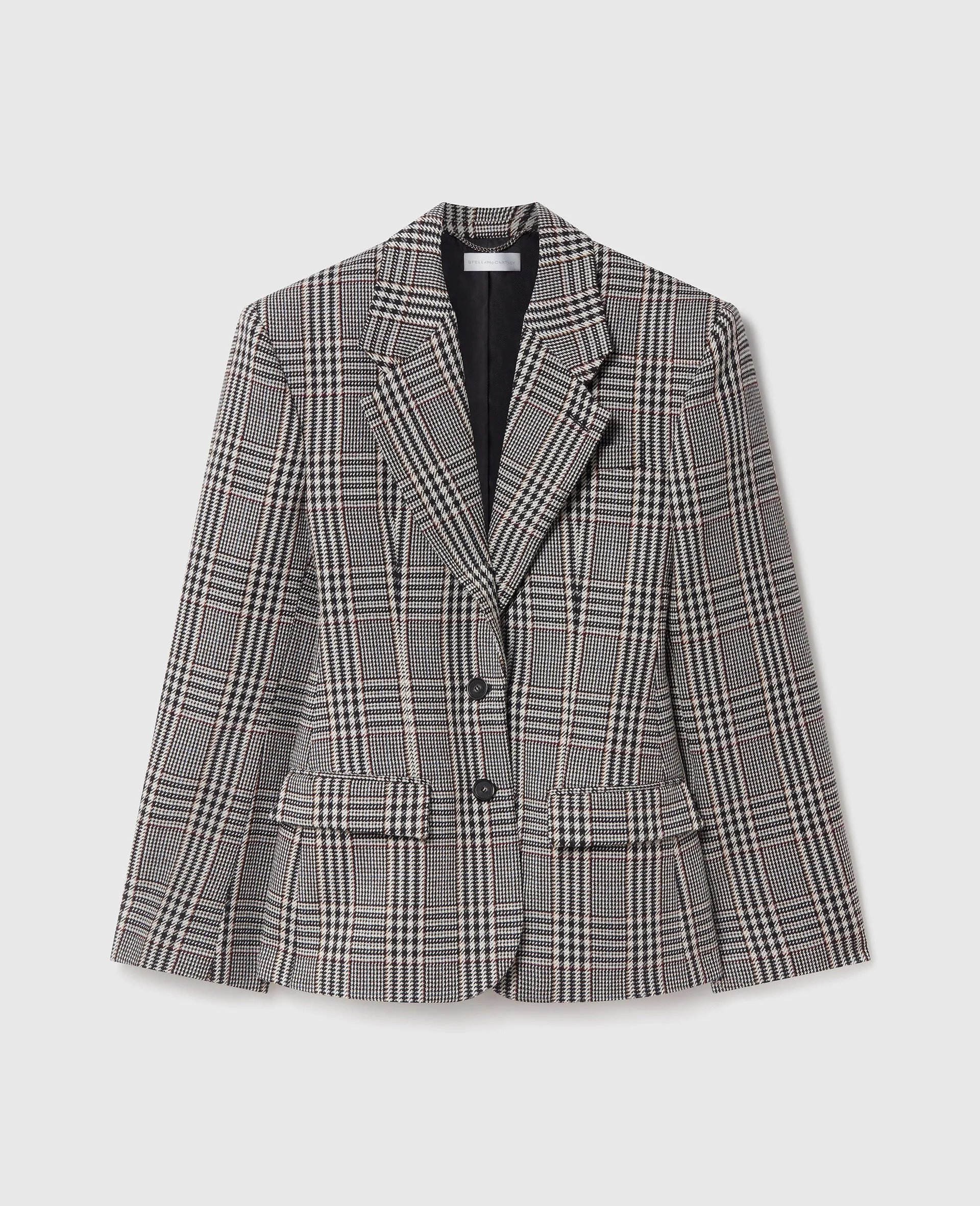 Checked Wool Jacket - 1