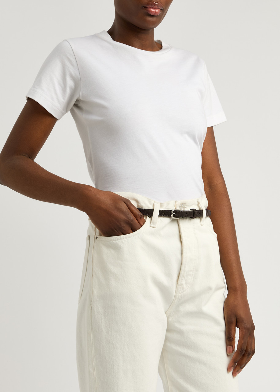 Toteme Thin Suede Belt - 2