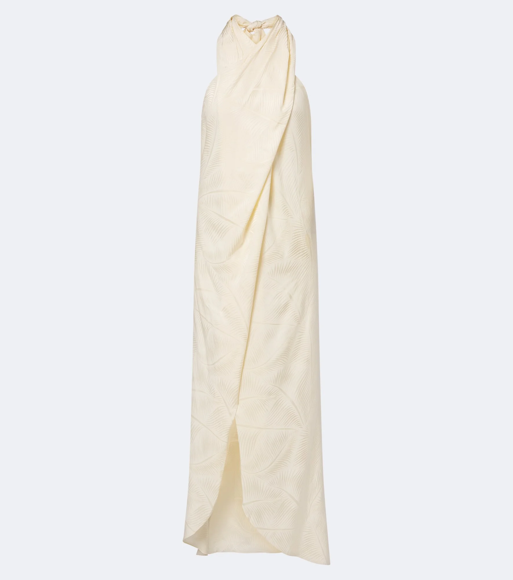 Silent Water jacquard halterneck top - 1
