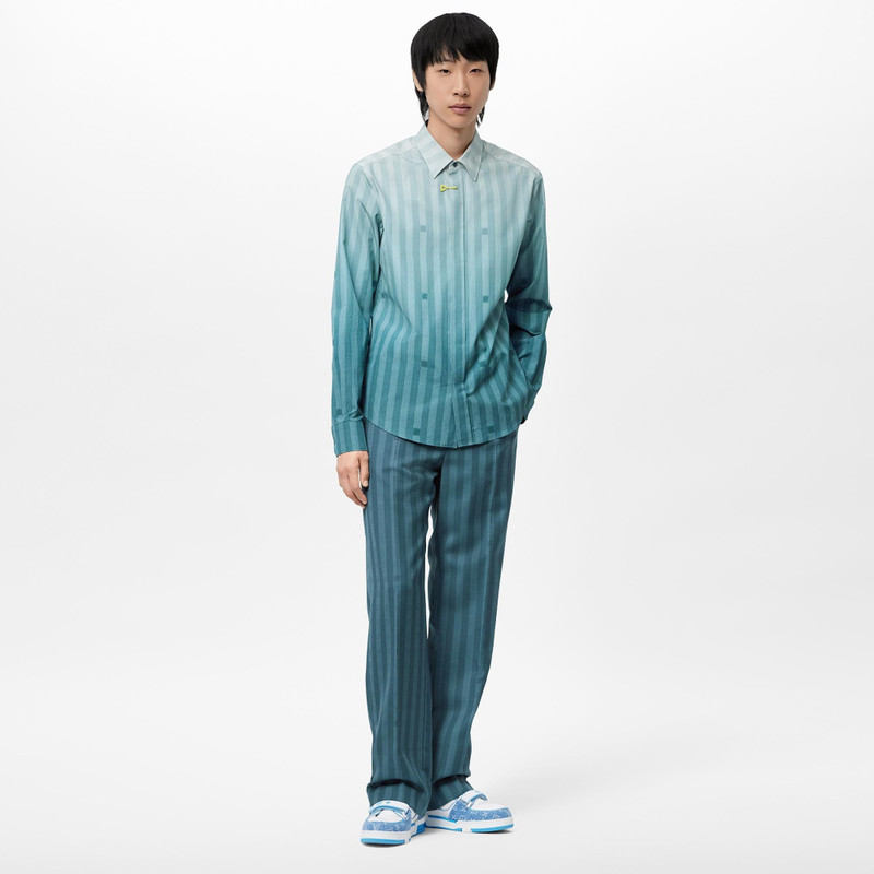 Louis Vuitton Damier Striped Long Sleeve Shirt outlook