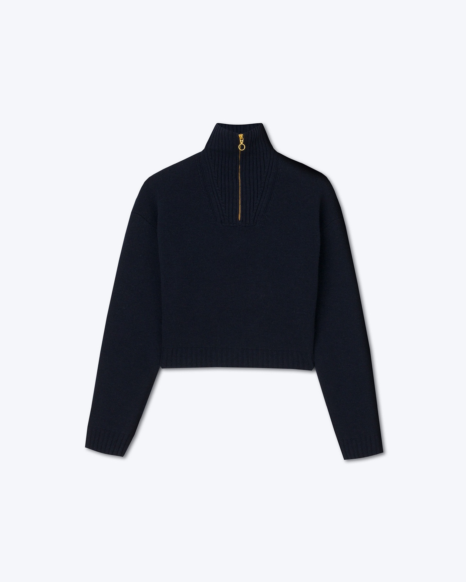 KIRA - Cashmere-blend sweater - Navy - 1