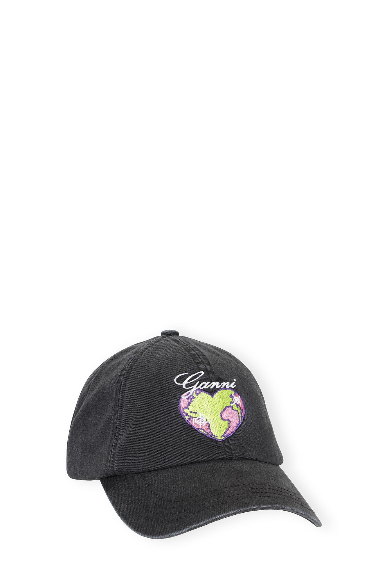 豪華 GANNI BLACK GRAPHIC CAP | ganni | REVERSIBLE 帽子