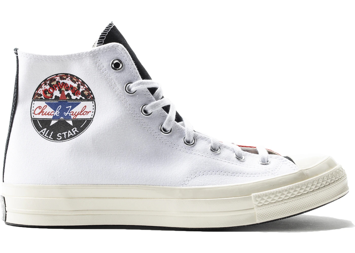 Converse Chuck 70 Hi Logo Play White University Red - 1
