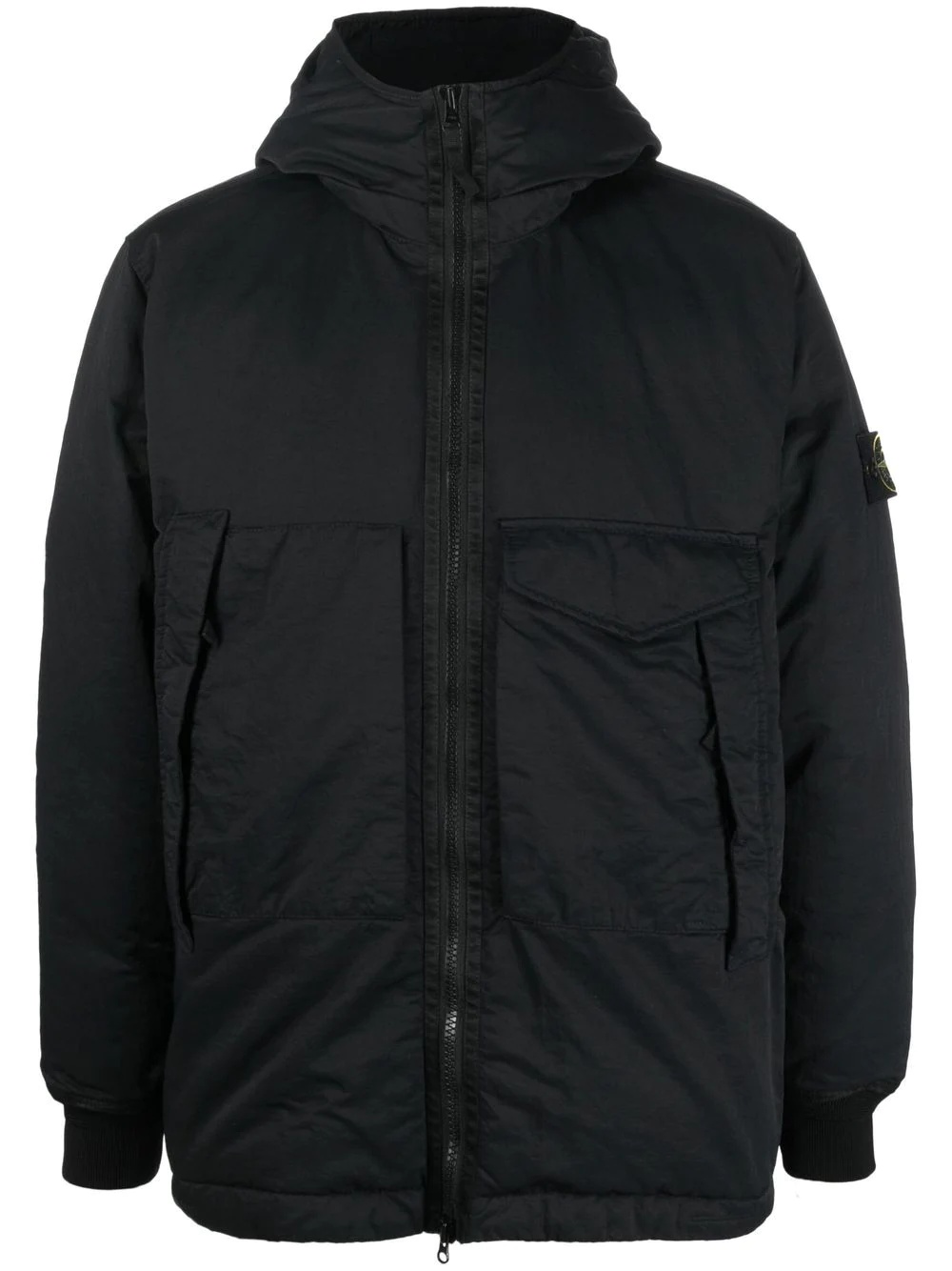 Compass patch padded jacket - 1