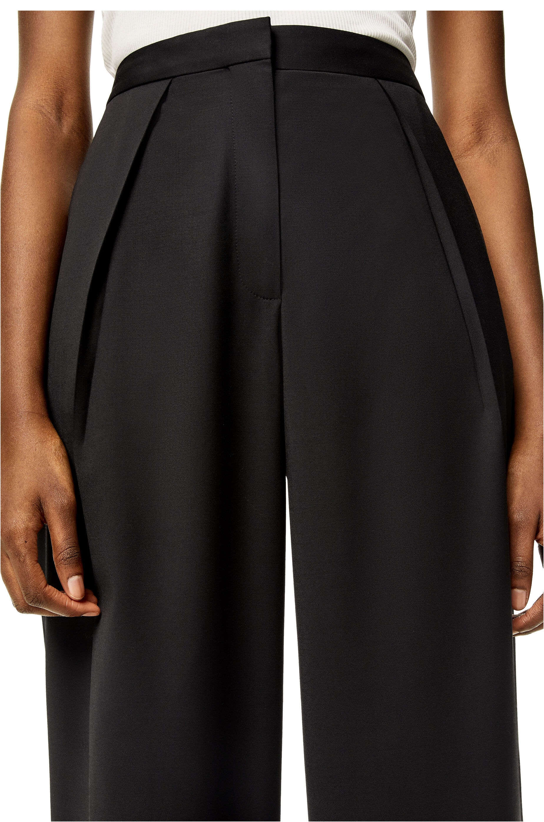 Pleated trousers in wool - 5