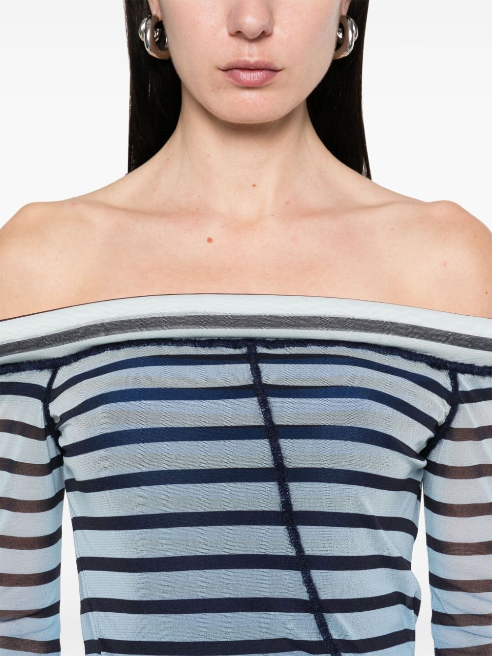 striped maxi dress - 5