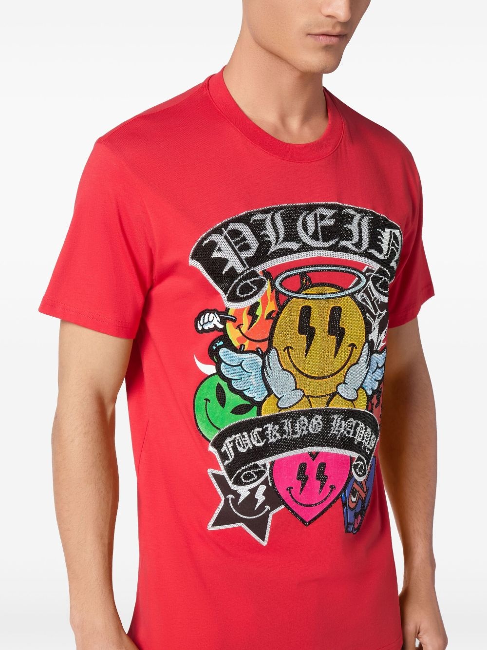 Strass Smile T-shirt - 4