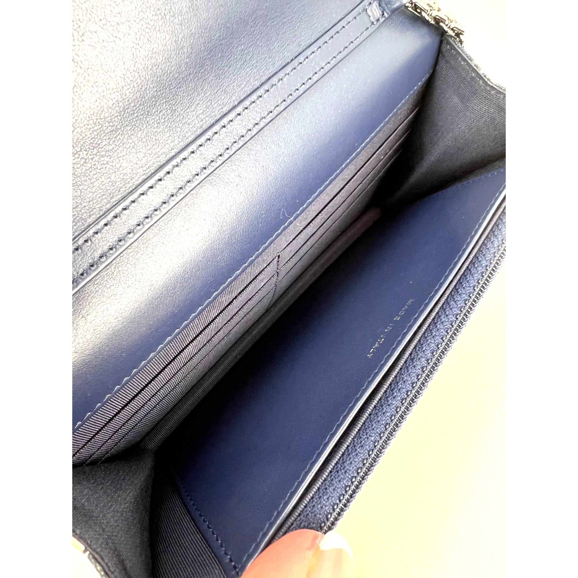 Chanel Reissue 2.55 Quilted Printed Canvas Limited Edition Wallet on a Chain Clutch RARE - 5