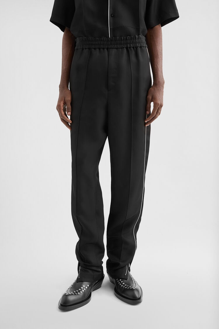Fluid Viscose Tapered Trousers - 2